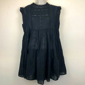 Free People Black Tunic Dress Swim Cover No Liner